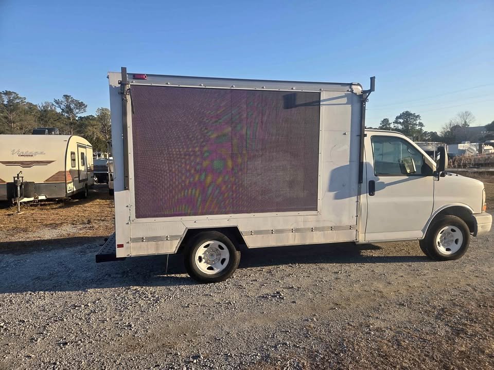 2007 GMC Savana Van Mobile Billboard
